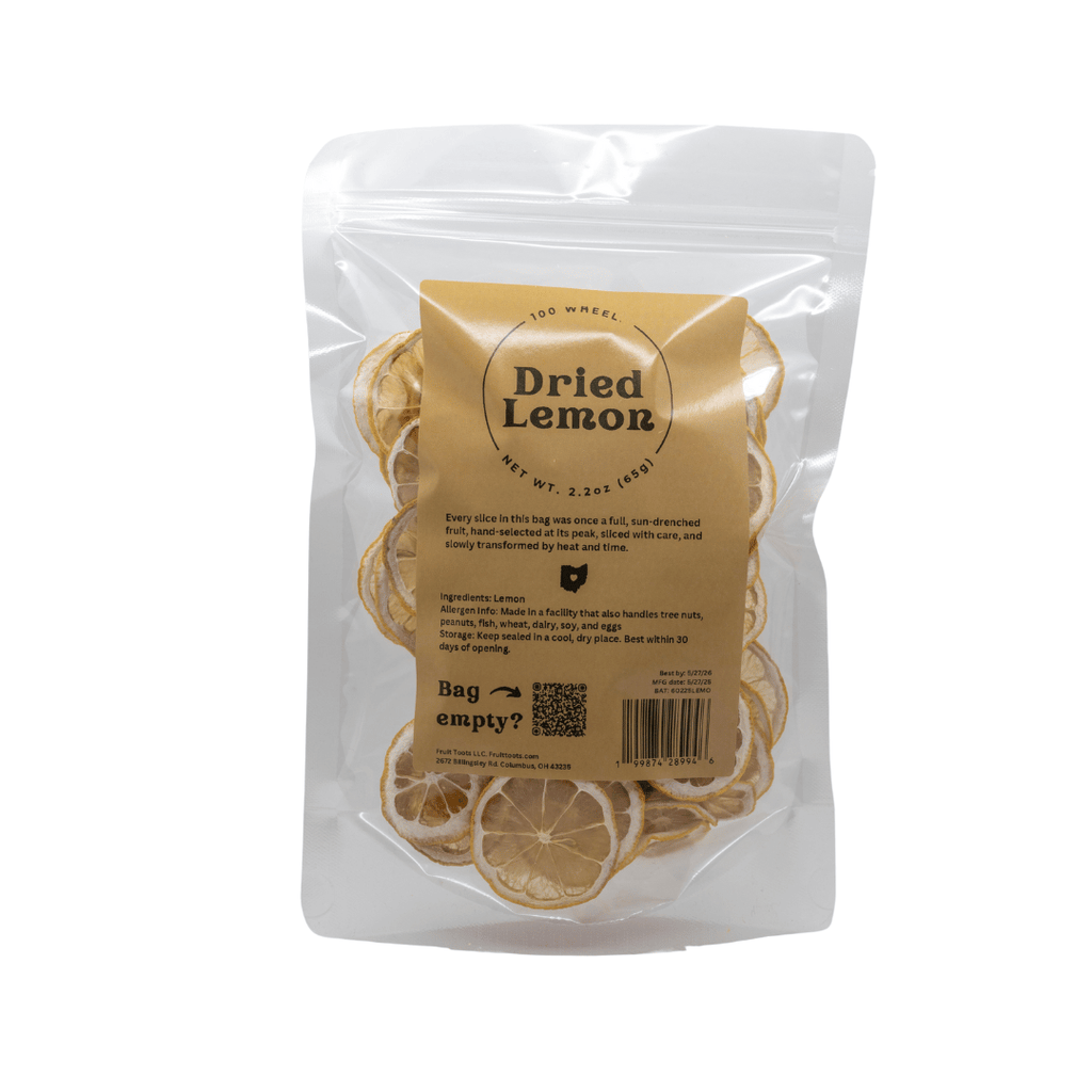 Dried Darkened Lemon Wheels